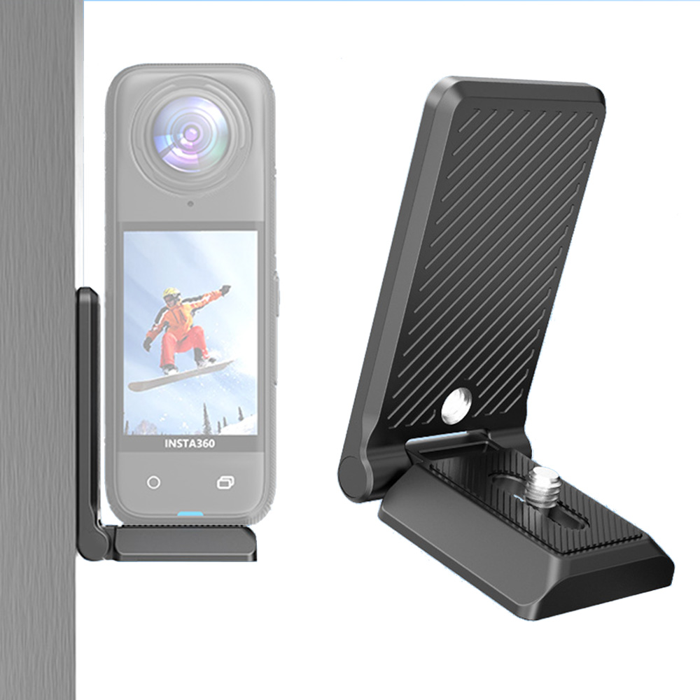 액션캠 폴딩 마그네틱 거치대 인스타360 X5 X4 고프로 오즈모 액션 포켓 금속 부착, 1개, AC-X073 21,300원