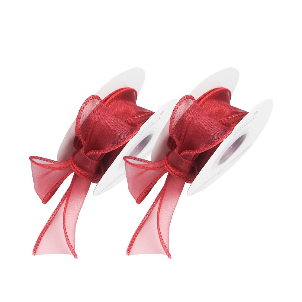 디어플레이스 쉬폰 리본끈 오간디 포장끈 4cm 8,400원