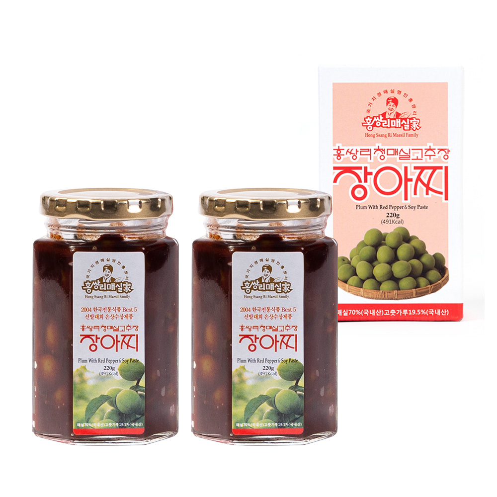 홍쌍리 매실 장아찌 고추장장아찌 220g, 220g, 2개 19,890원