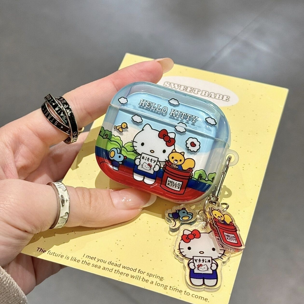 TYREUS 봄나들이 키티 에어팟 케이스 4세대 13,900원