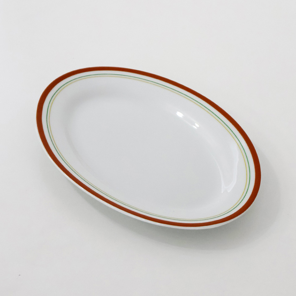 로얄보덴 포플러 타원 접시 24cm, 브라운오커, 1개 8,820원