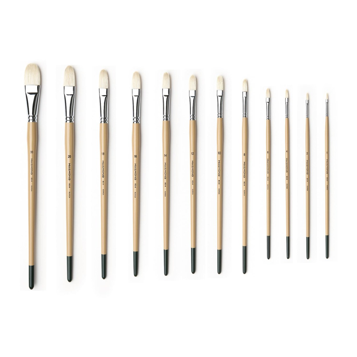 [화홍] 804 815 유화붓 낱자루 -종류선택(1~30호) - 화홍붓 미술붓 아크릴붓 4,000원