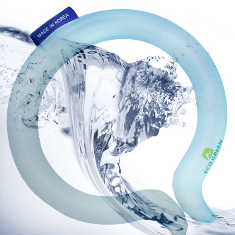 까도스 에코 넥 아이스 매직아이스 얼음 목도리 야외 운동 작업 체온 열대야 폭염 온도 아이스팩, 블루 29,000원