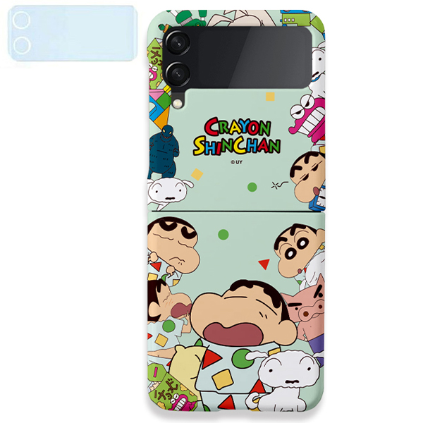 짱구 갤럭시 Z플립3 슬림하드 케이스+카메라보호필름 21,900원