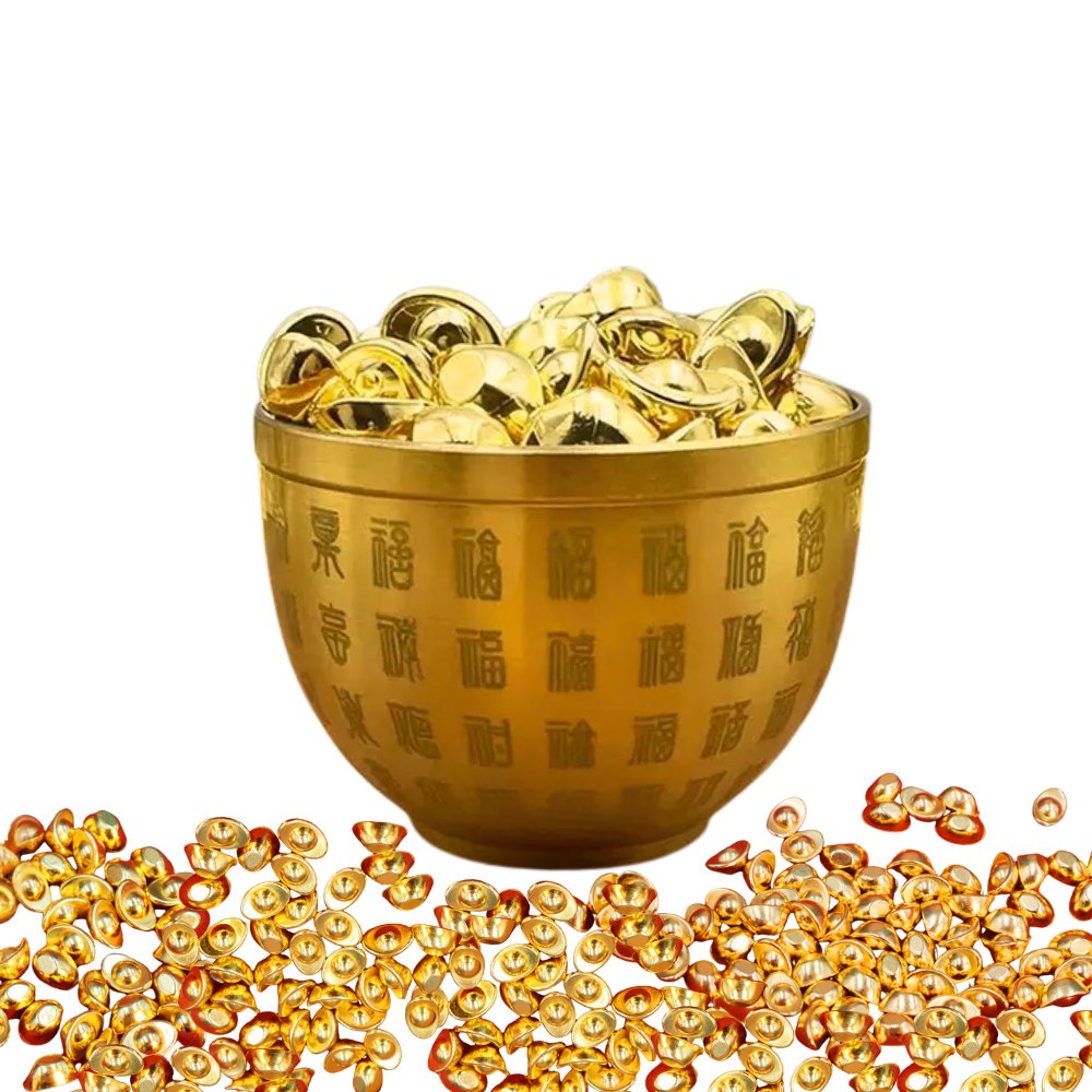 글로윅 재물운 풍수 항아리 금원보 미니어처 집들이 개업 선물 인테리어 소품, 골드 9,900원