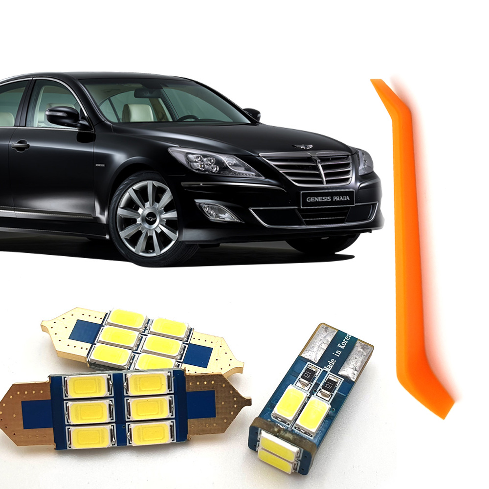 기어가 LED 풀세트 제네시스 BH (08~12년) 번호판등 트렁크등 리무버, T10-2개 31-2개 36-5개, 1세트 16,210원