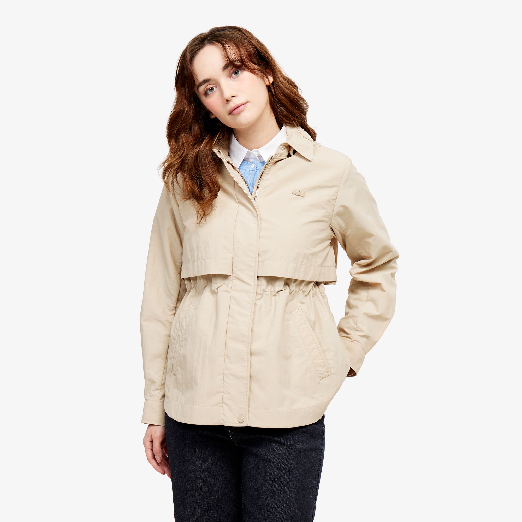 [라코스테 공식] 여성 미드랭스 사파리 점퍼 BF702E-56G X6F 459,000원