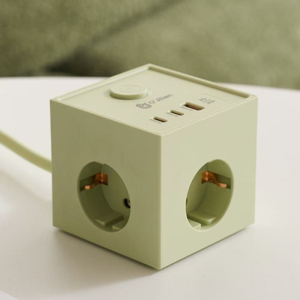 오지렌 고성능 USB  C타입  고속충전 고용량 큐브 멀티탭 콘센트 19,900원