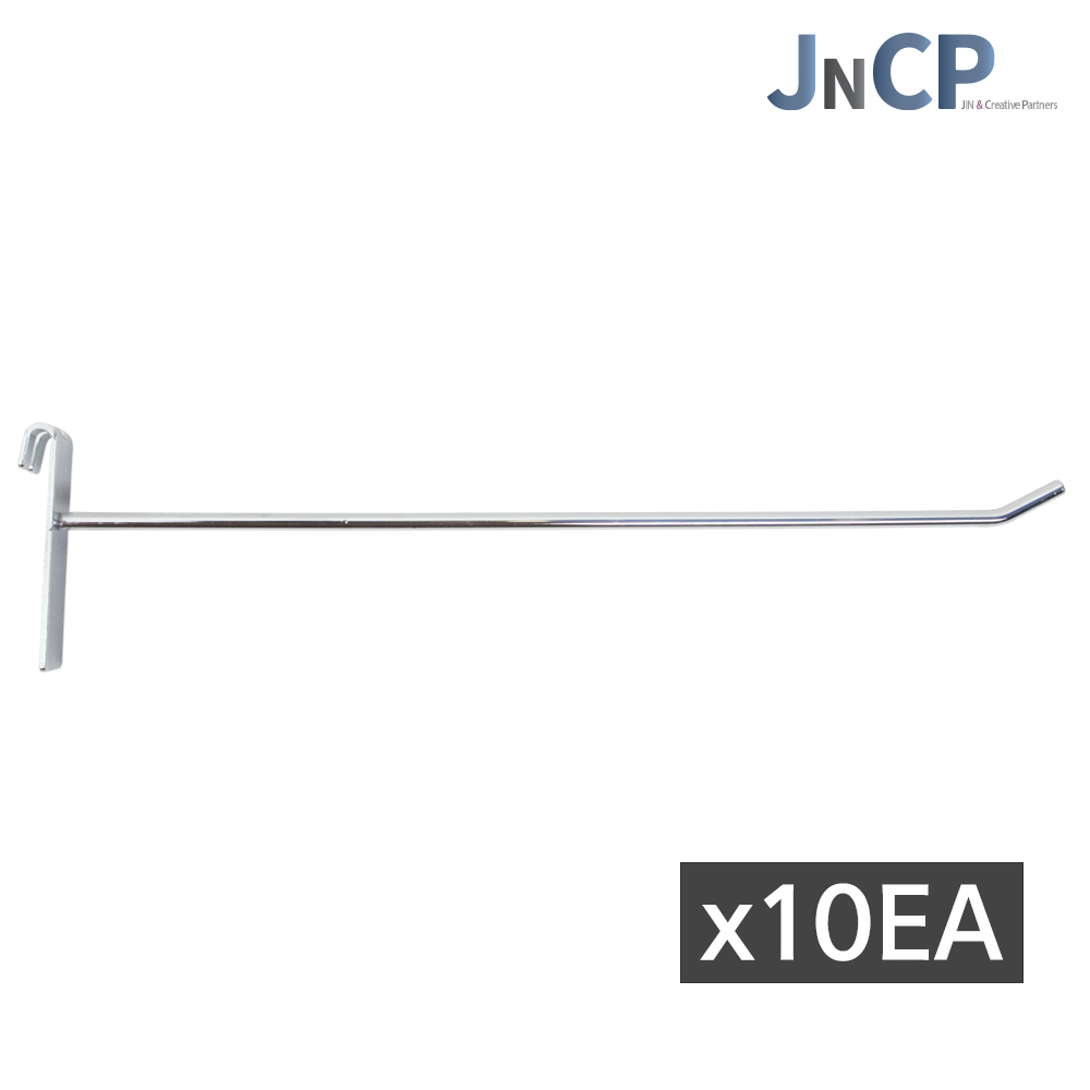 JNCP 휀스망 일선후크 10EA 후크 고리 악세사리 걸이 진열 메쉬망 네트망 철망, 크롬(30cm)x10EA, 1세트 7,830원
