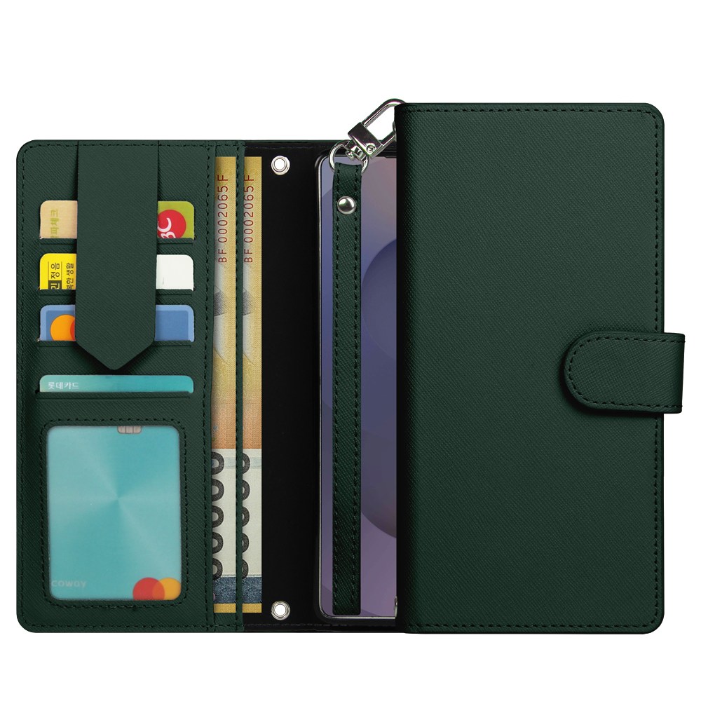 삼성 갤럭시 A23 / M23 / 버디2 호환 (SM-A235/M236) / 오엔이 사피아노패턴 천연소가죽 카드분실방지패드내장 다이어리 폰 케이스 + 손목스트랩 19,900원