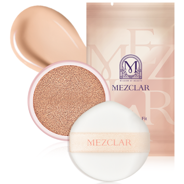 메즈클라 스킨케어 에어 핏 커버 쿠션 (SPF+ / PA++++), 23호리필, 1개 9,500원