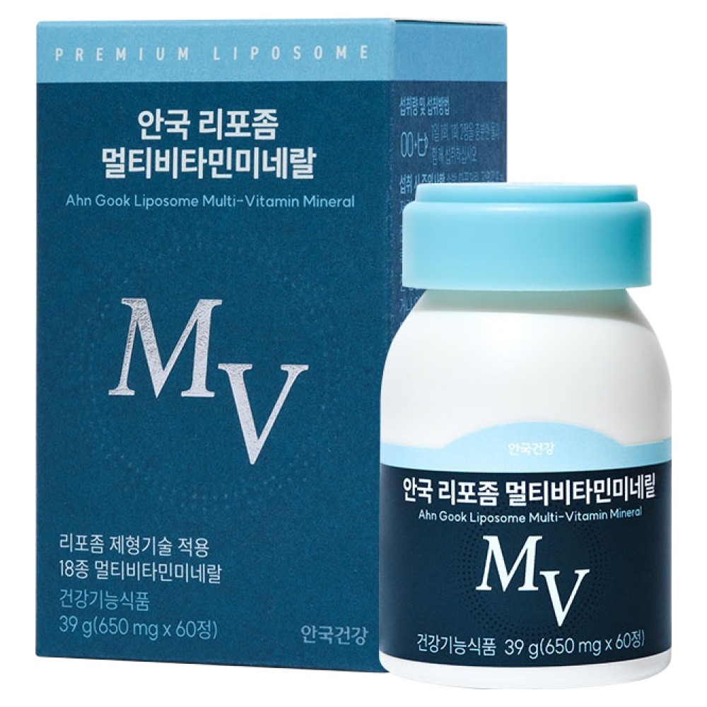 안국건강 리포좀 멀티비타민 미네랄, 60정, 1개 15,210원