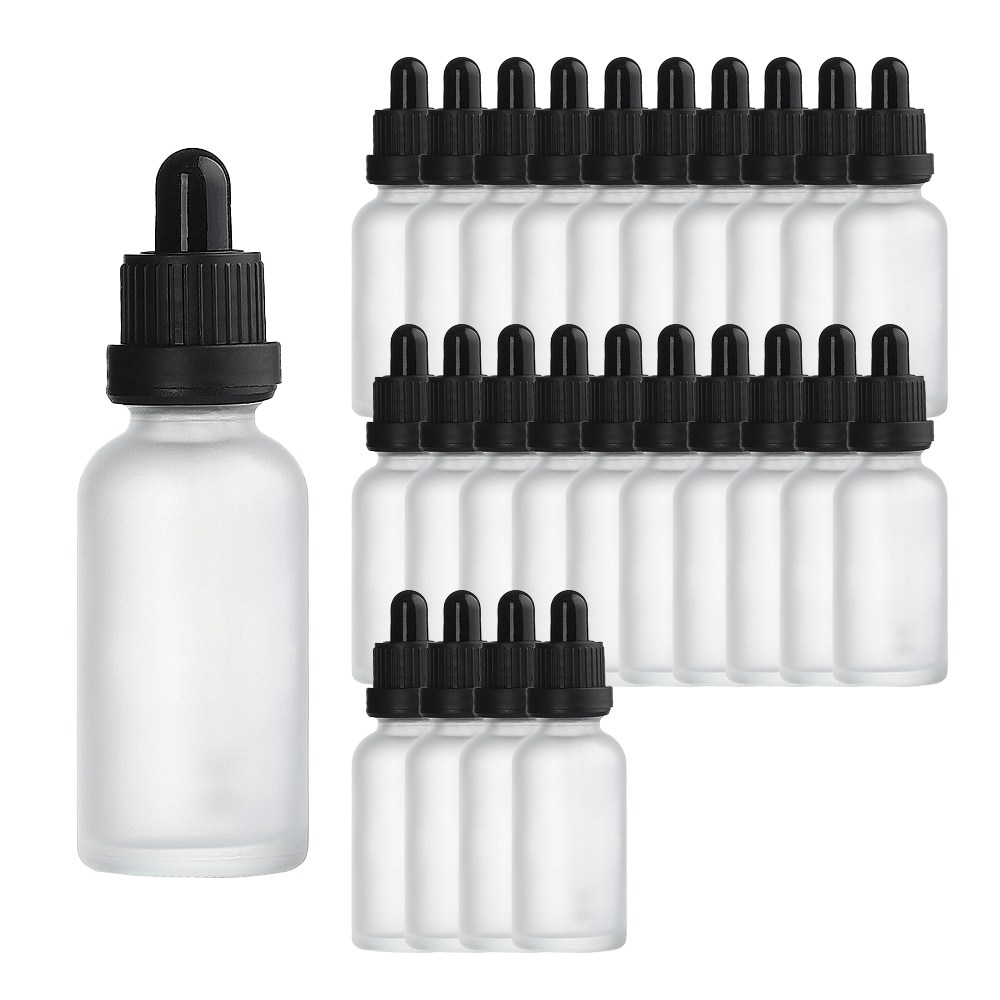 블랙 잠금캡 30ml 25개 스포이드 불투명 공병 향수용기 15,000원