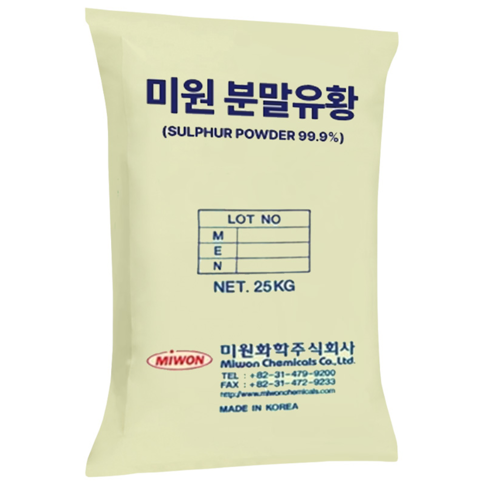 미원 분말 유황비료 25kg 순도 99.9% 농사용 유황 가루 토양개량제 50,300원
