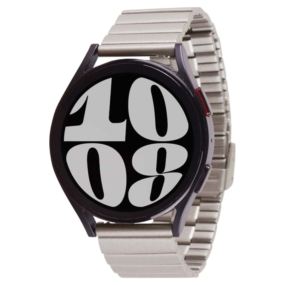 젤리타이거 스마트워치 링크브레이슬릿 메탈 밴드 스트랩 20mm, 스타라이트, 1개 12,900원