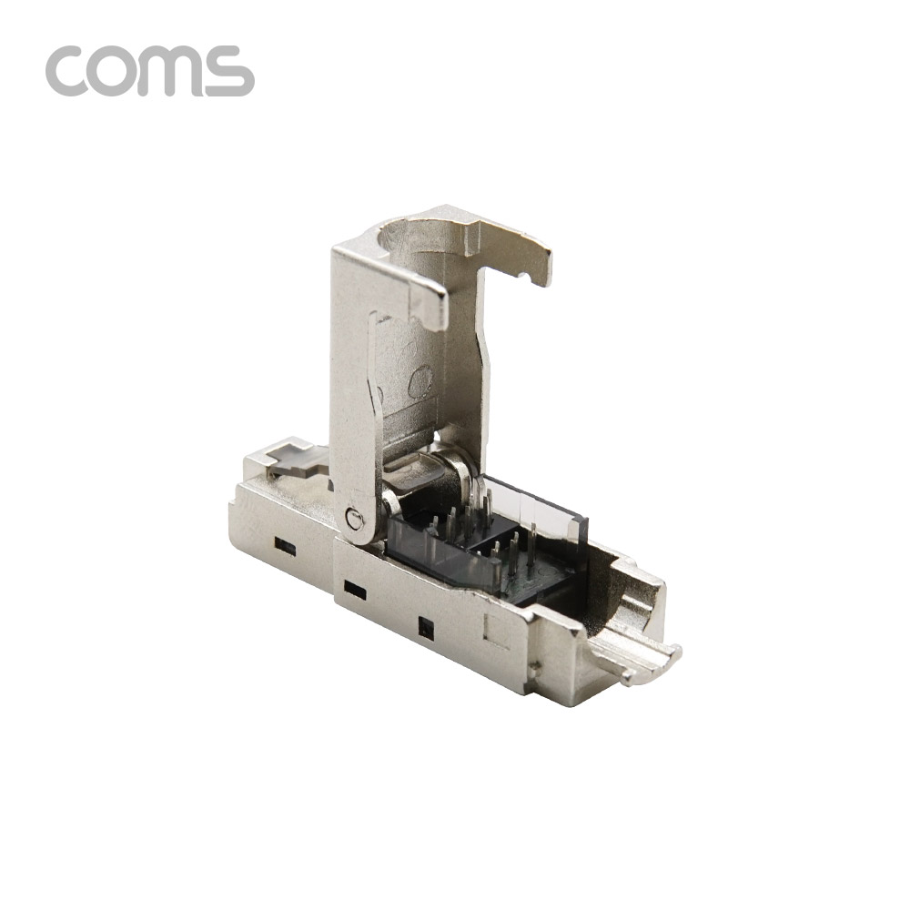 Coms XB270 RJ45 CAT.6A 모듈러 커넥터 STP Tooless 키스톤잭  모듈러 잭 Metal 5,200원