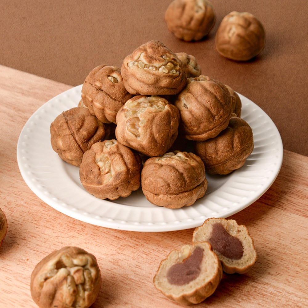 당일생산 / 밀가루0% / 연월 찰보리호두과자, 15g, 100개 38,880원