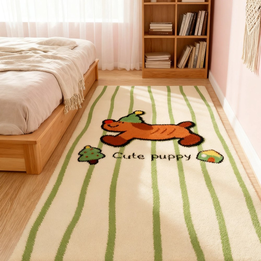 모던 인테리어 침대 옆 러그 / 키즈룸 베이비룸 카페트 31,900원