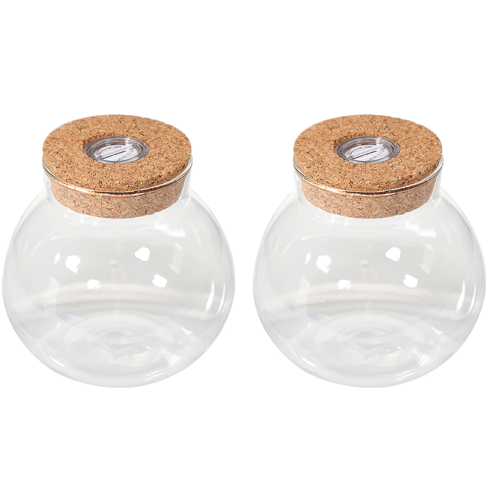 LED 볼단지 테라리움 화분 350ml, 2개 8,000원