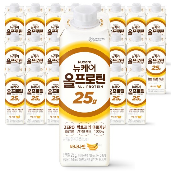 뉴케어 올프로틴 바나나맛, 245ml, 24개 38,500원