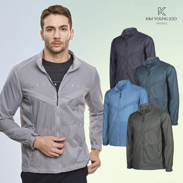 [김영주스포츠] 남성 바람막이 자켓_에어패스 나일론 100% 벤틸레이션 바람막이 스포츠 아우터 점퍼 외투 25,980원