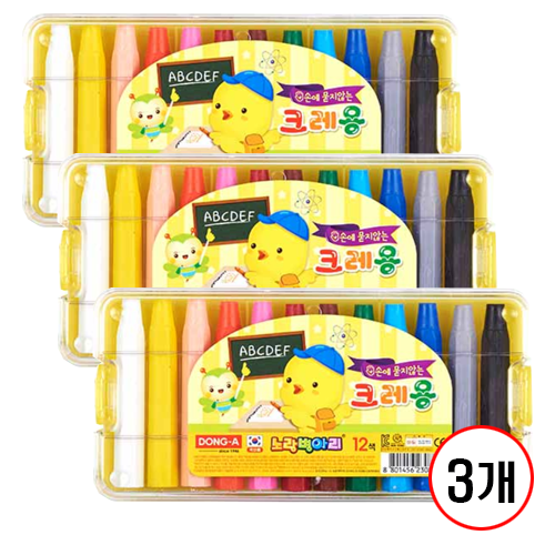 동아 크레용, 3개, 12색 24,150원