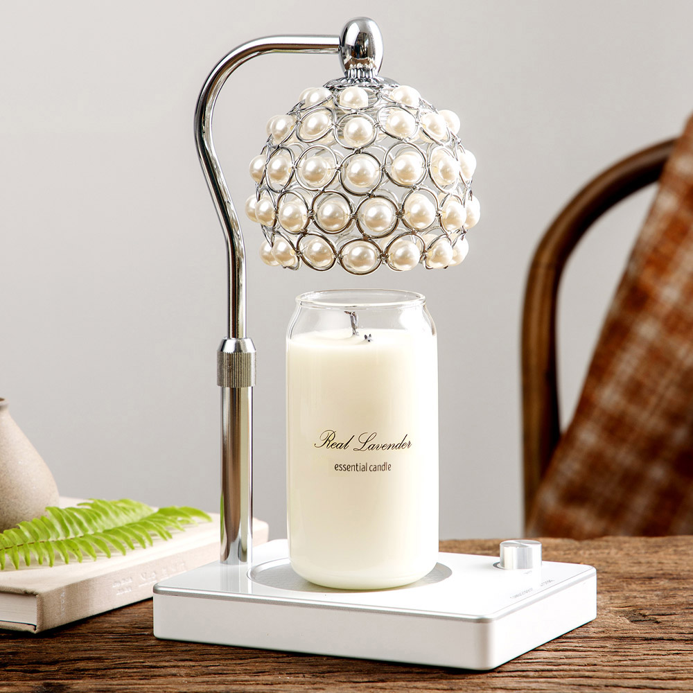 에인디 사라 캔들워머 + 리얼 캔들 460g 선물세트, 라벤더, 실버화이트 60,000원