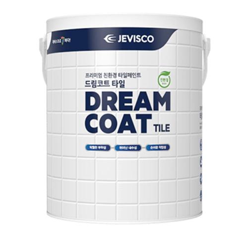 강남제비스코 가정용 수성페인트 드림코트 타일 유광/화이트 3.8L, 단일상품, 3.8L, 1개 65,440원