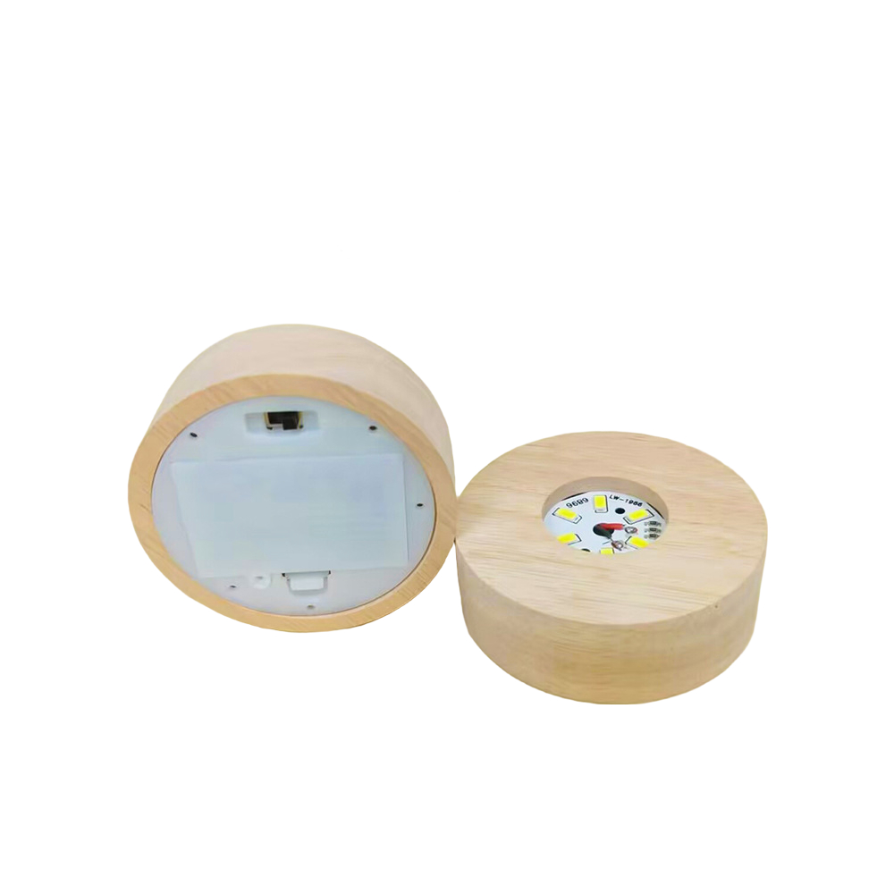 1+1 헬스와미 고급 원목 건전지 받침대 수정구 무드등 무선 거치대 7,900원