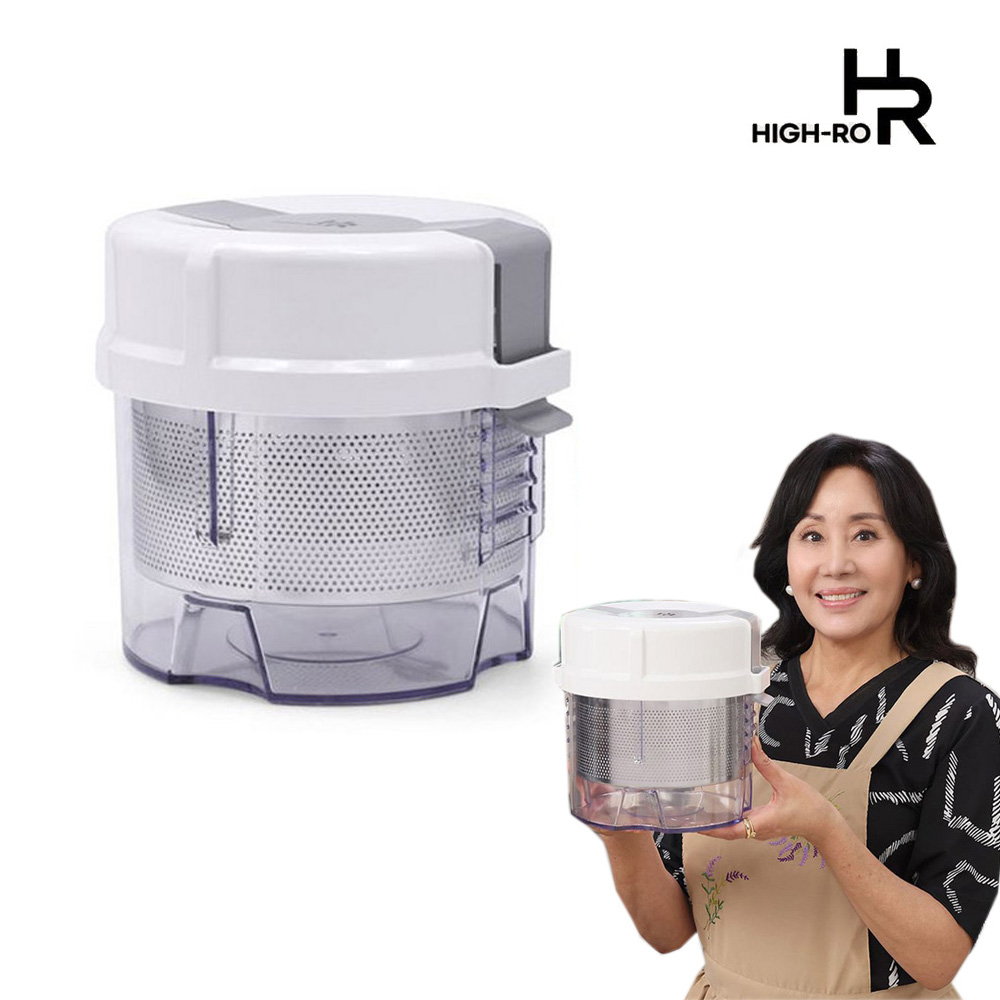 [TenTenPlus] 수분조절 야채 탈수기 대용량 2.4리터/하이로 빅스텐 짤순이 TV 홈쇼핑 대히트상품 홍여진의 야채 짤순이/전기X 5단계 누름방식, 2개, 화이트&스텐 74,800원