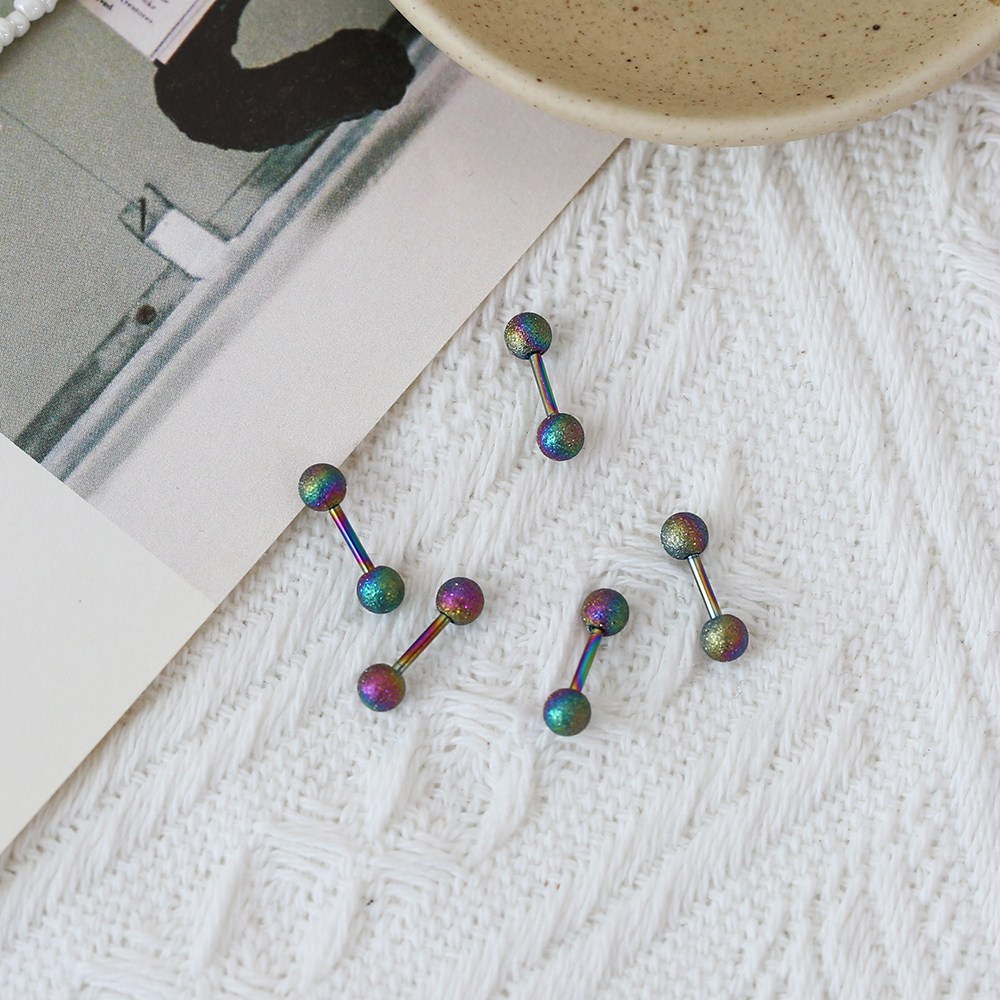 미다미 [5P세트] 데일리 바벨 샌딩볼 피어싱세트(6컬러) 7,900원