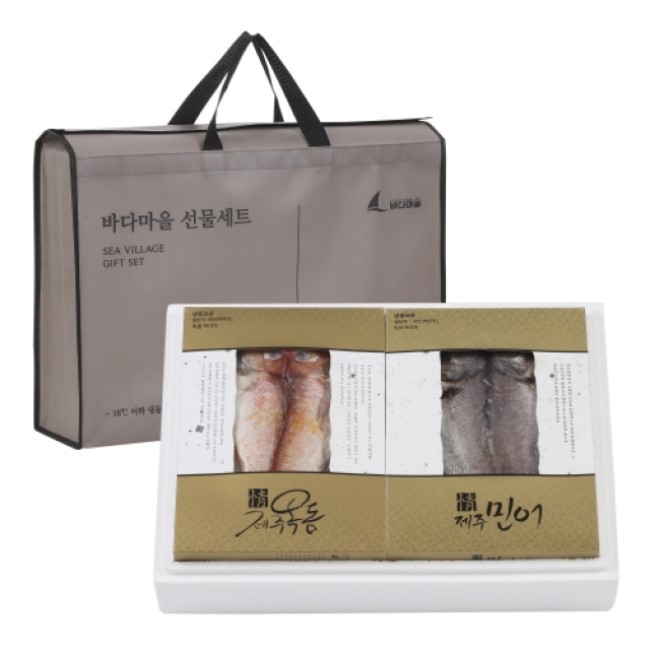 바다마을 제주 옥돔 민어 선물세트 총 1.1kg 명절세트, 1개 100,000원