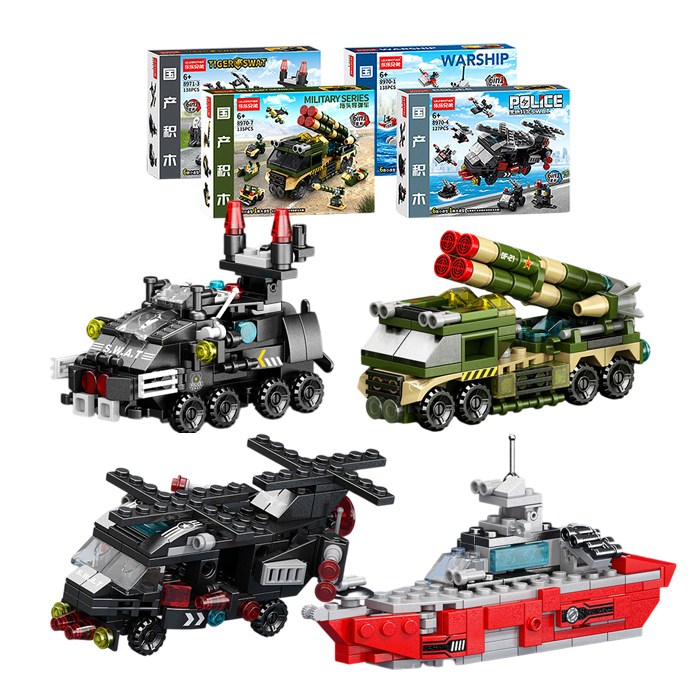 6IN1 합체블럭 시리즈 4종 세트, 1개 18,200원