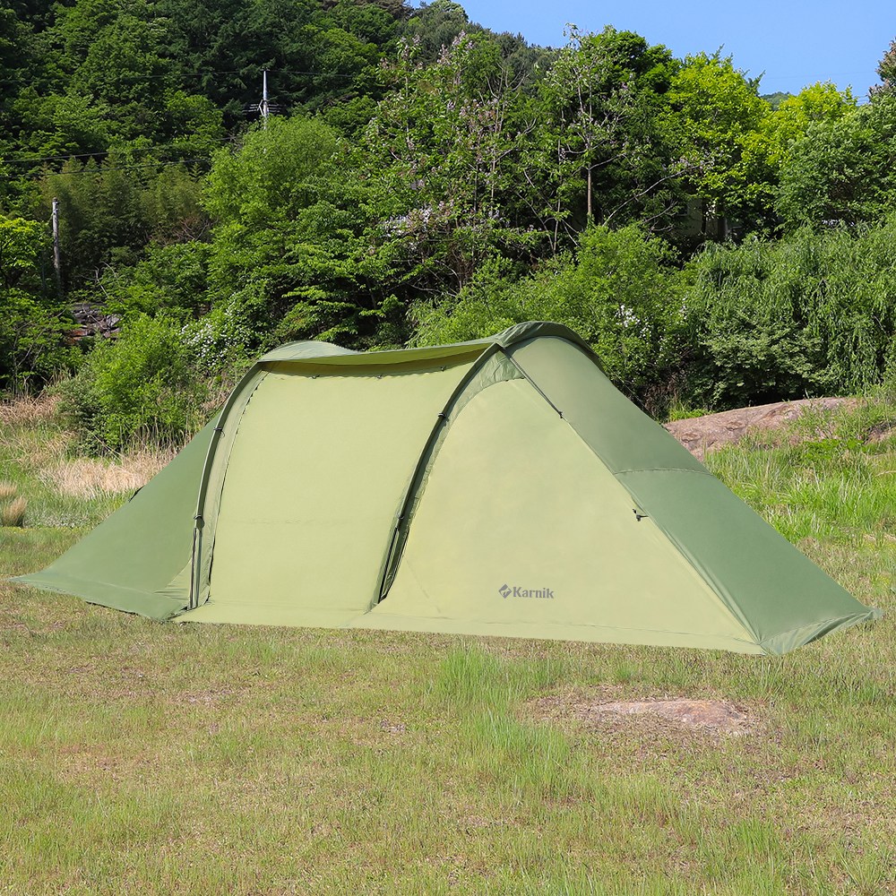 카르닉 그랜드 리빙쉘 터널형 텐트, 올리브+이너텐트 세트 450,000원