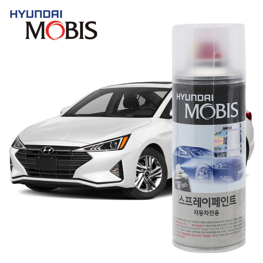 현대 아반떼AD 카스프레이 WAW 폴라 화이트 12,000원