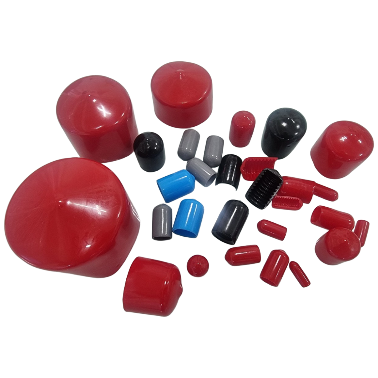 앤드캡 엔드캡 연질 안전 검정 적색 고무 보호 검정색 1.5파이~93파이, 1개 1,200원