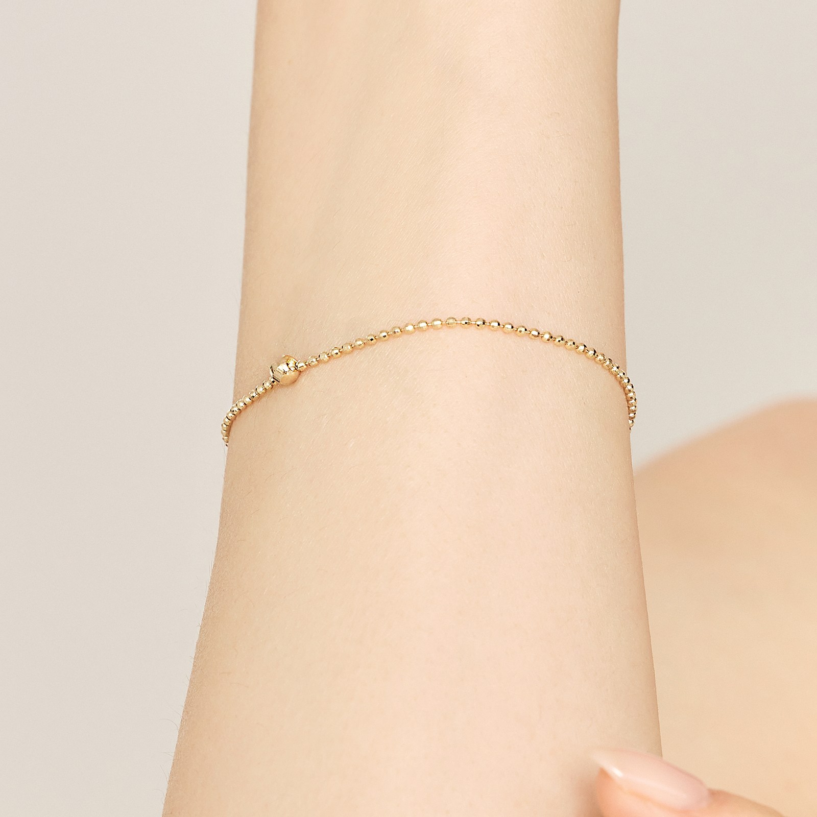 펠리체골드 14K 포인트 골드볼 팔찌(+쇼핑백증정) 선물추천 부모님선물 골드 한줄 데일리 금 심플 레이어드 우정팔찌 593,410원