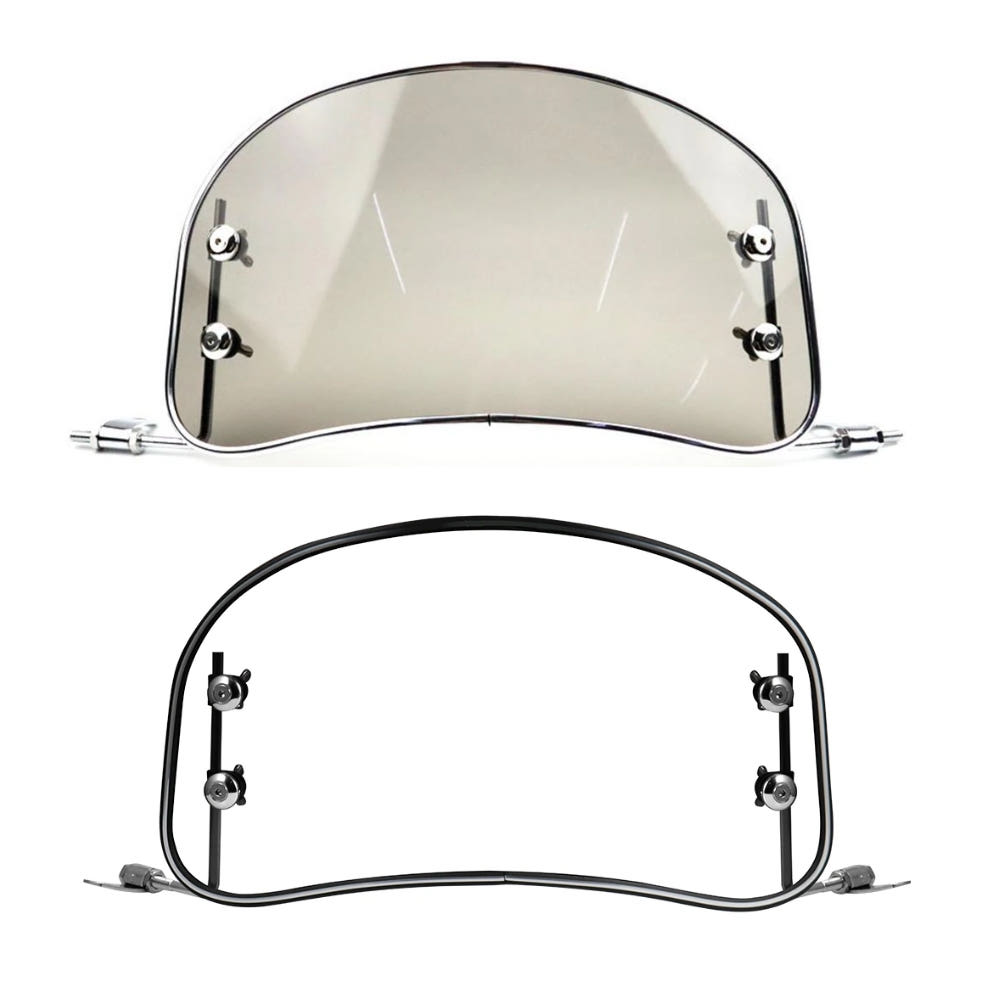 락모터스 혼다 슈퍼커브110 윈드스크린 숏스크린 윈드쉴드 바람막이 호환, 1세트 13,000원