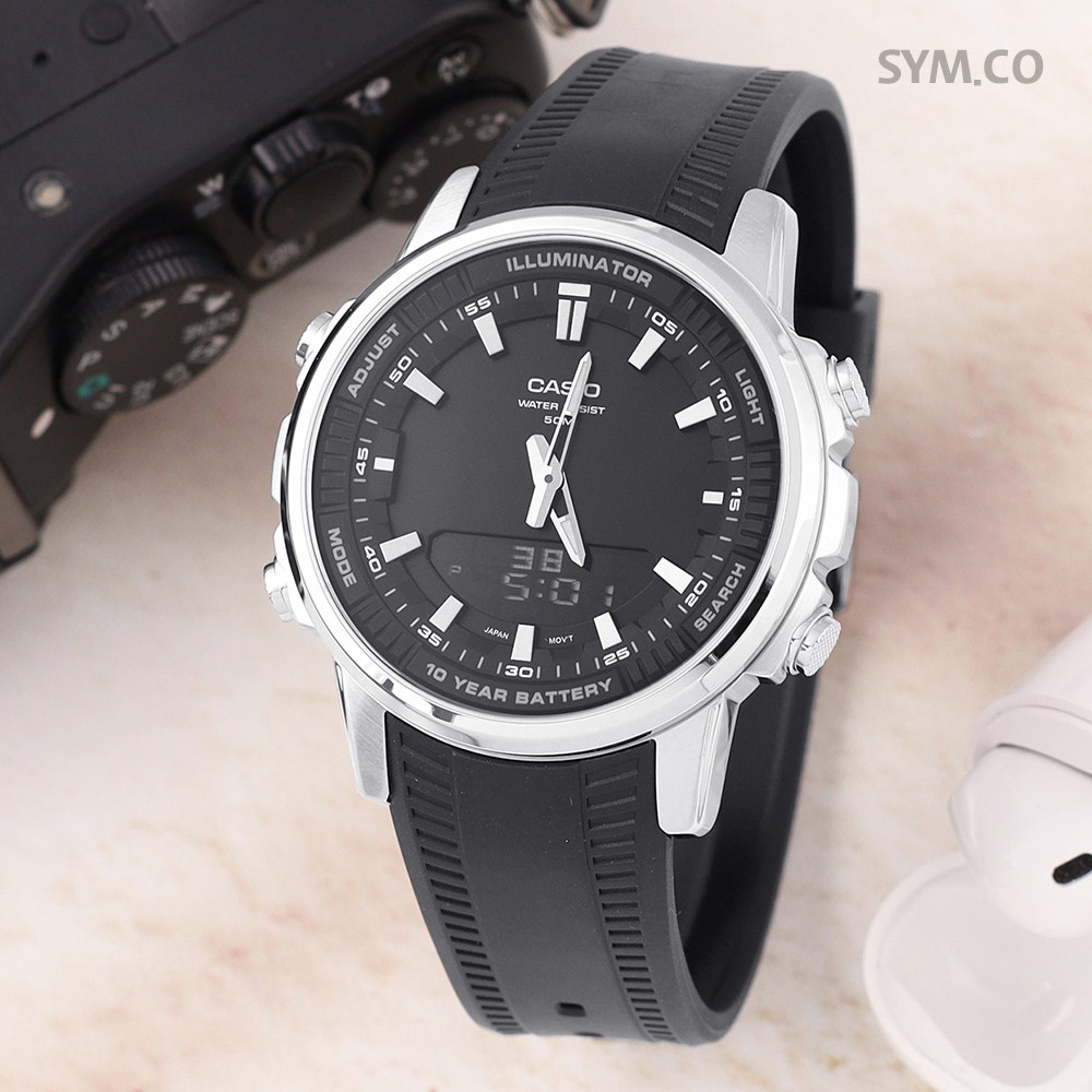 카시오 남성 10년베터리 우레탄 시계 AMW-880-1A 98,000원