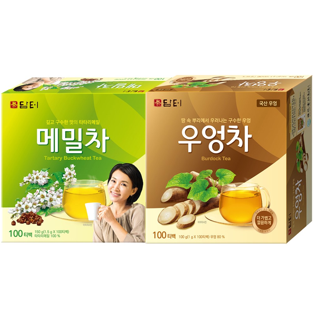 담터 메밀차 100T + 담터 우엉차 100T 19,900원