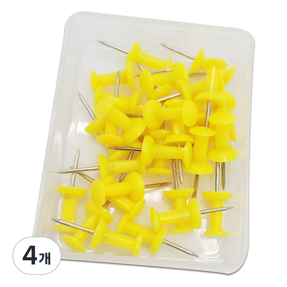 마다꾸미 압정 옐로우, 4개, 30개입 14,160원