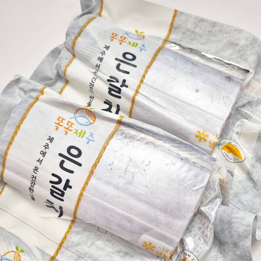 똑똑제주 산지직송 제주은갈치 왕특대 손질갈치, 1개, 500g이상 갈치 4마리16팩 159,000원