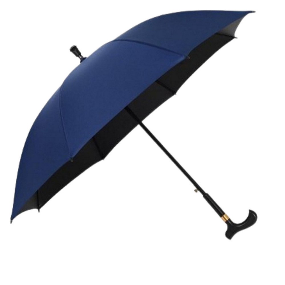 마샤투 어르신 지팡이 우산 미끄럼방지 스틱, 네이비, 1개 15,960원