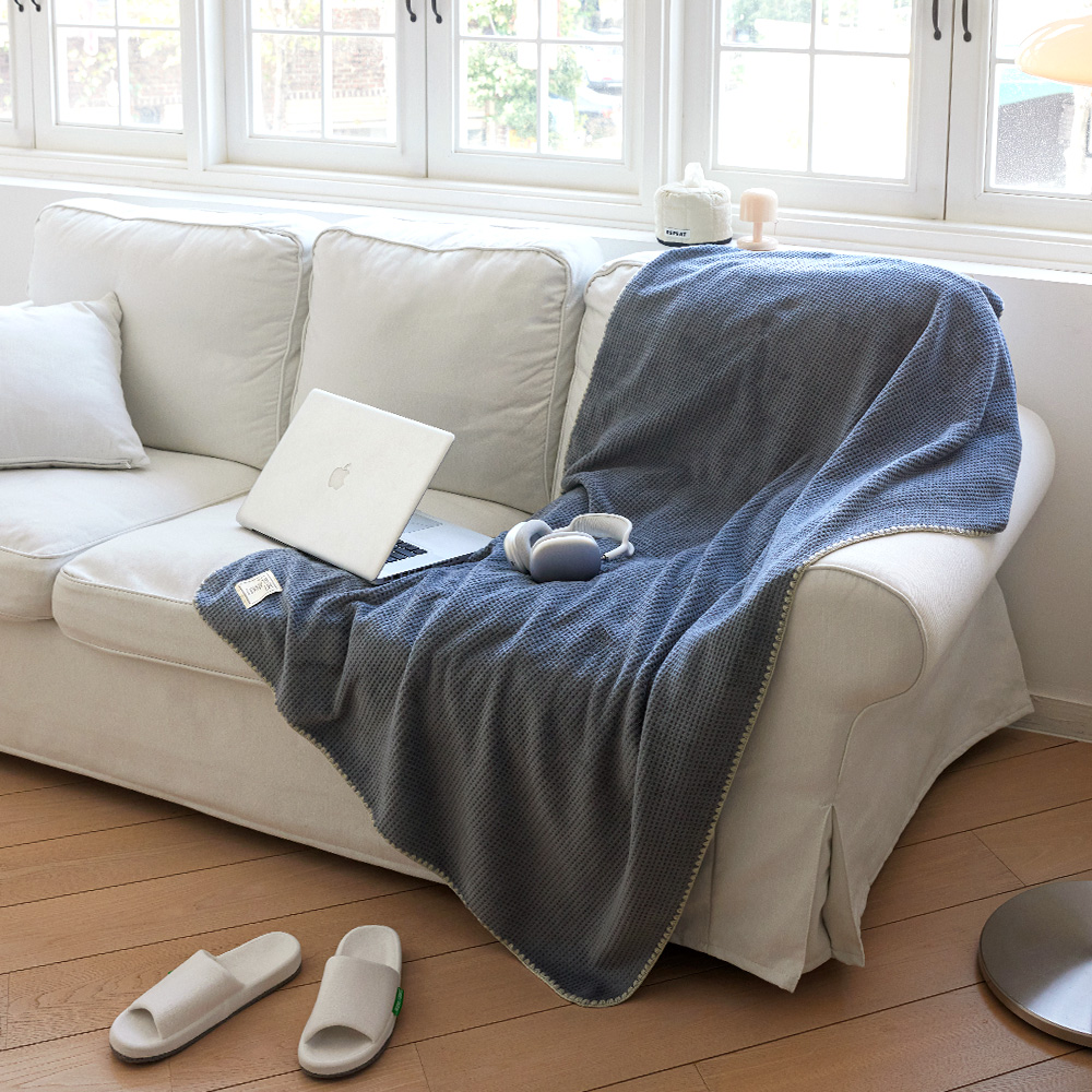더자리 마이블랭킷 코제 와플앤소프트 극세사 담요 9,900원