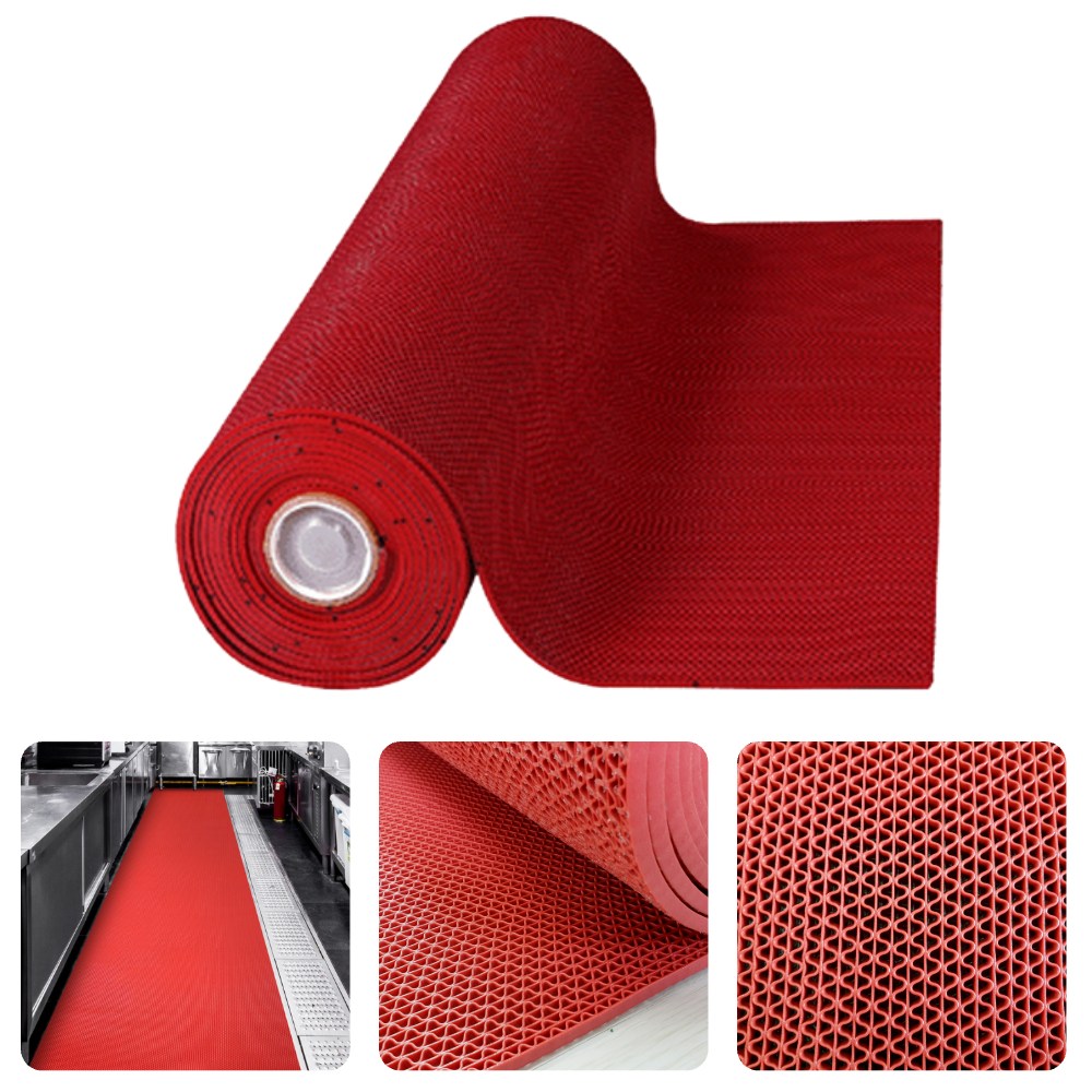 초면애 미끄럼방지 수영장매트 라이트Z 5mm 현관매트 (120cm폭) 2M단위 수량만큼 이어서 맞춤재단 발송, 레드 2M, 6개 280,000원
