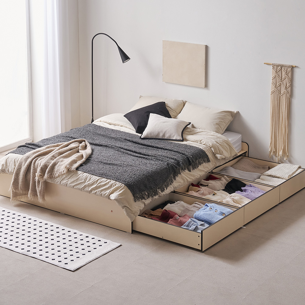 서울 소호 존 수납 무헤드 침대프레임 단품 방문설치 199,000원