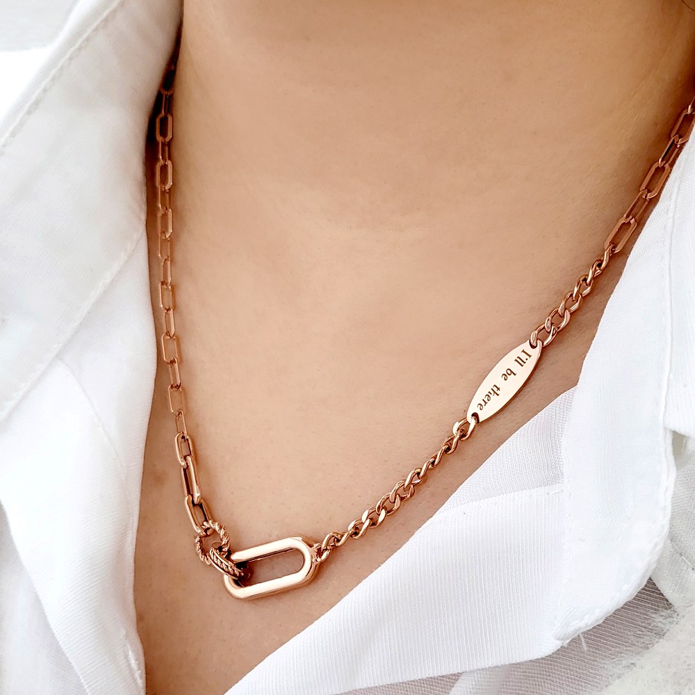 14K 18K 헤르미아 믹스 체인 클립 여자금목걸이 정품금함량 3,823,000원