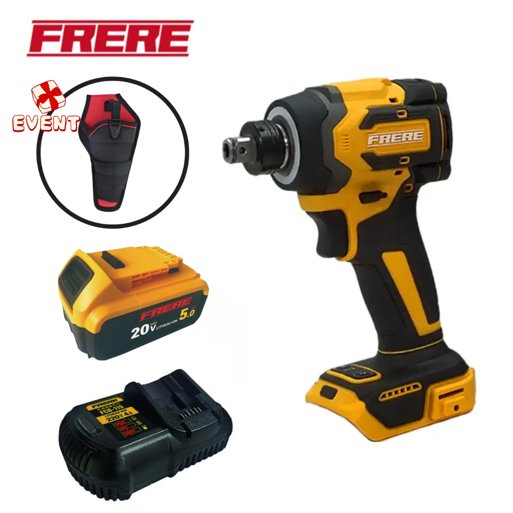 프레레 정품 충전식 임팩드라이버 렌치겸용 디월트호환 임팩드릴 18V 5.0배터리 및 고속충전기 풀세트 FCDW-20N 155,000원