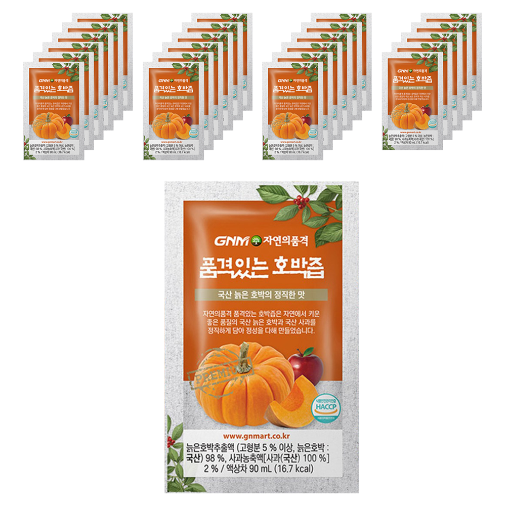 자연의품격 품격있는 호박즙, 90ml, 60개 28,800원