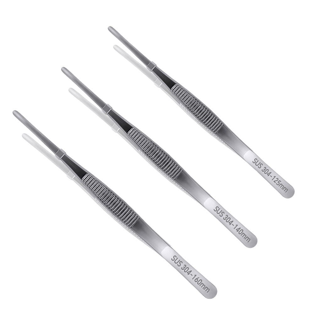 플러스리빙  의료용 핀셋  SUS-304  일반형 직선형 12.5cm 14cm 16cm 정밀 집게 스테인레스 5,800원
